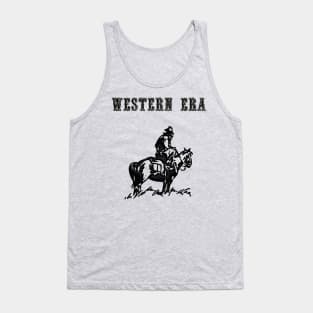 Western Era - Cowboy on Horseback 3 Tank Top